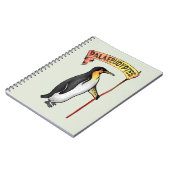 Paläeudyptes Extinct Pinguin Notizblock (Linke Seite)