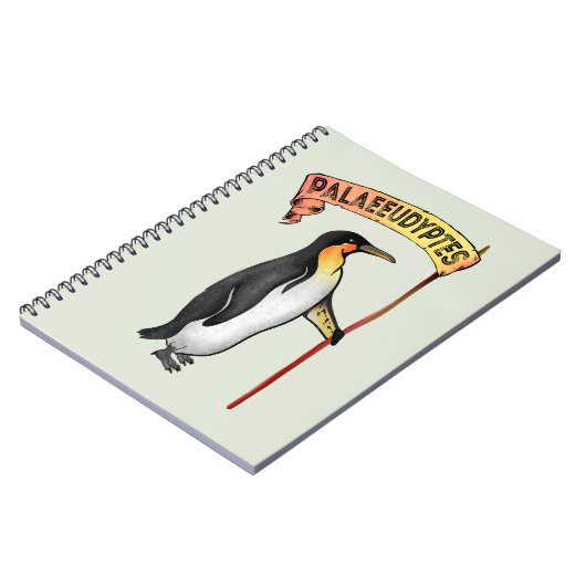 Paläeudyptes Extinct Pinguin Notizblock (Linke Seite)