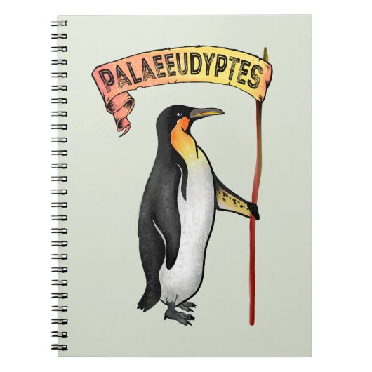 Paläeudyptes Extinct Pinguin Notizblock (Vorderseite)