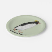 Paläeudyptes Extinct Pinguin Pappteller (Schrägansicht)