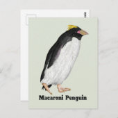 Paläeudyptes Extinct Pinguin Postkarte (Vorne/Hinten)