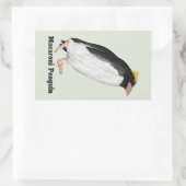 Paläeudyptes Extinct Pinguin Rechteckiger Aufkleber (Tasche)