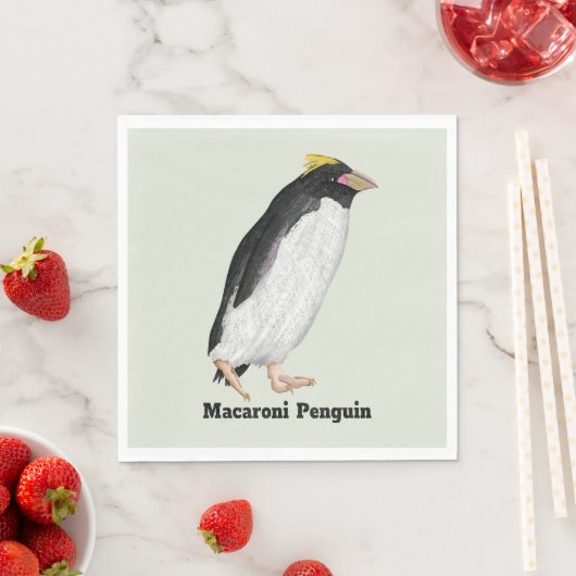 Paläeudyptes Extinct Pinguin Serviette (Beispiel)