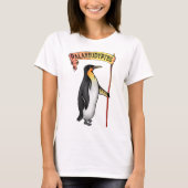 Paläeudyptes Extinct Pinguin T-Shirt (Vorderseite)