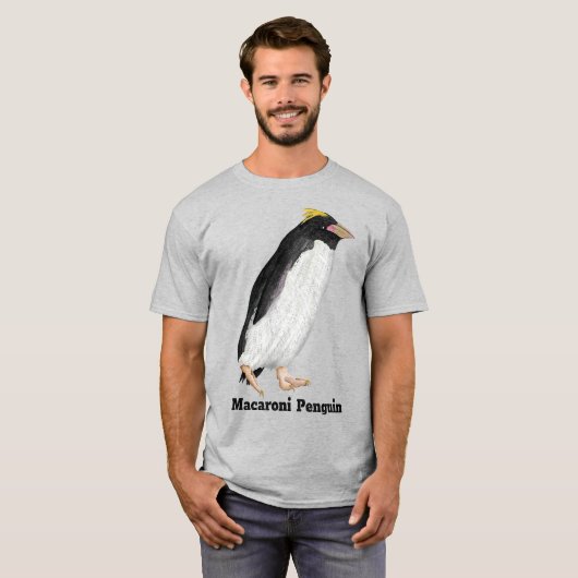 Paläeudyptes Extinct Pinguin T-Shirt (Vorne ganz)