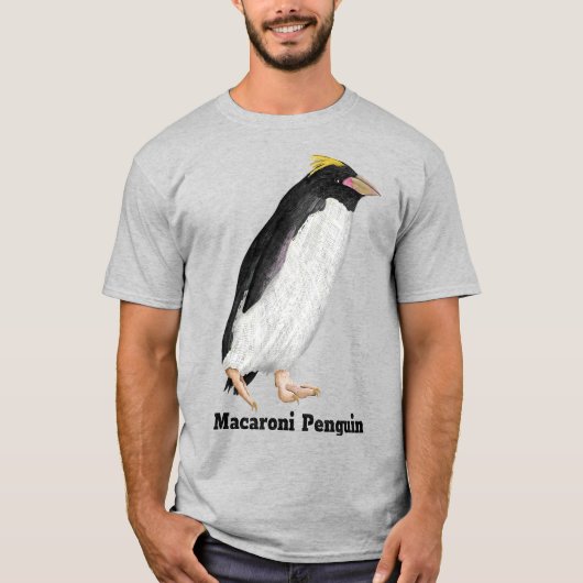 Paläeudyptes Extinct Pinguin T-Shirt (Vorderseite)