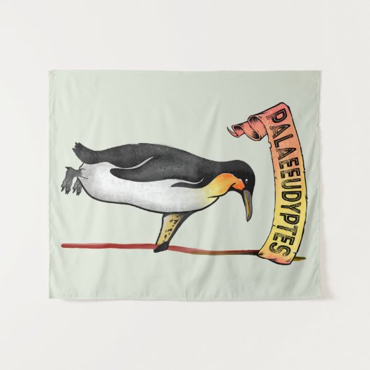 Paläeudyptes Extinct Pinguin Wandteppich (Vorderseite (Horizontal))