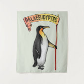 Paläeudyptes Extinct Pinguin Wandteppich (Vorderseite)