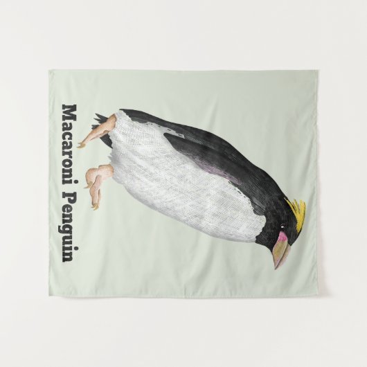 Paläeudyptes Extinct Pinguin Wandteppich (Vorderseite (Horizontal))