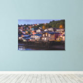 Palafito Pfahlhäuser, erhöhte Aussicht Leinwanddruck (Insitu (Holzboden))