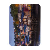 Palafito Pfahlhäuser, erhöhte Aussicht Magnet (Vertikal)
