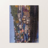 Palafito Pfahlhäuser, erhöhte Sicht Puzzle (Vertikal)