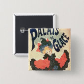 Palais de Glace, Champions Elysees, Paris, 1894 Button (Vorne & Hinten)