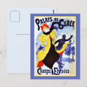 Palais de Glace Champs Elysées Postkarte (Vorne/Hinten)