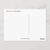 Palais de Justice, Gent, Belgien Postkarte (Rückseite)