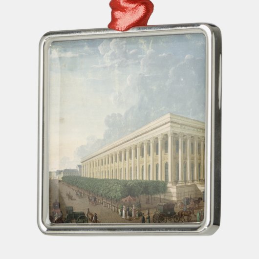 Palais de la Bourse Silbernes Ornament (Links)