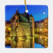 Palais de L'Ile Gefängnis und Kanal in alter Stadt Keramikornament (Vorderseite)