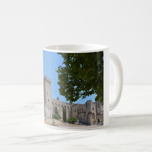 Palais des Papes in Avignon (Frankreich) Kaffeetasse (VorderseiteRechts)