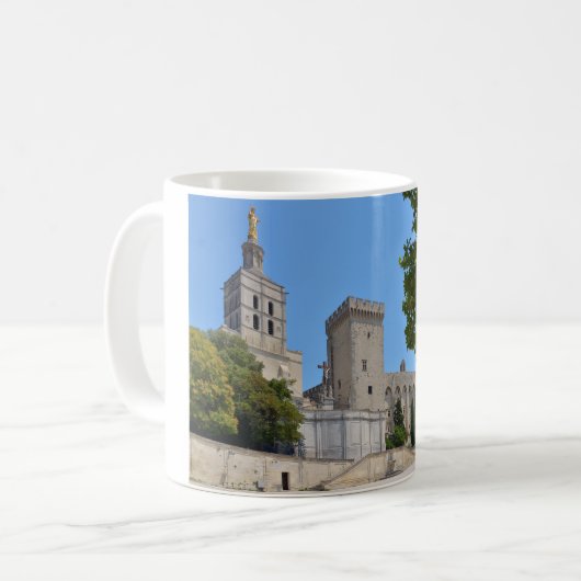 Palais des Papes in Avignon (Frankreich) Kaffeetasse (Vorderseite Links)