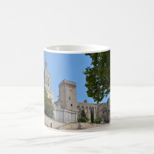 Palais des Papes in Avignon (Frankreich) Kaffeetasse (Mittel)