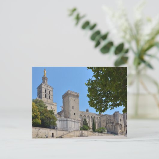 Palais des Papes in Avignon (Frankreich) Postkarte (Stehend Vorderseite)
