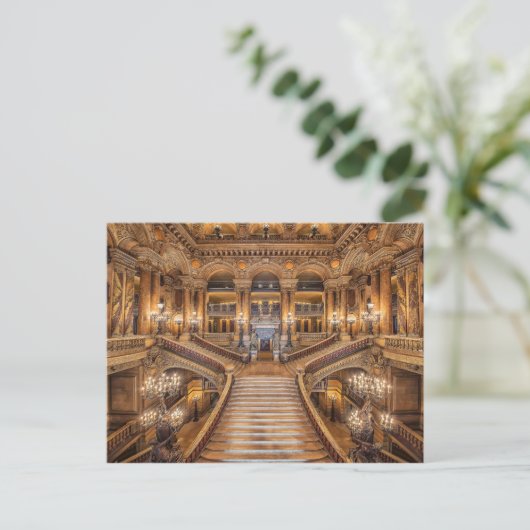 Palais Garnier Postkarte (Stehend Vorderseite)