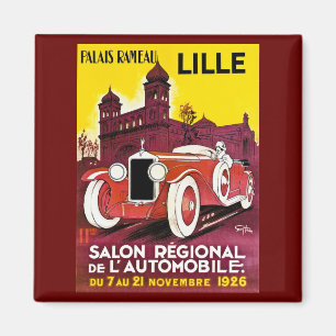 Palais Rameau - Lille - Automobil-Anzeige - 1926 Magnet