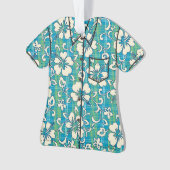 Palaka Pareau Hawaiianischer Karo Hibiskus Aloha S Ornament (Vorderseite)