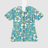 Palaka Pareau Hawaiianischer Karo Hibiskus Aloha S Ornament (Vorderseite)