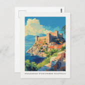 Palamidi Festung Nafplio Griechenland Reisen Postk Postkarte (Vorne/Hinten)
