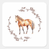 Palamino Horse Sticker (Vorderseite)