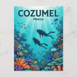 Palancar-Riff, Cozumel Mexiko Postkarte