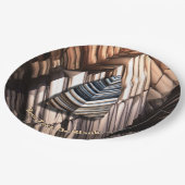 Paläolithik Pappteller (Schrägansicht)