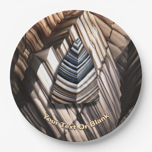 Paläolithik Pappteller (Vorderseite)