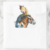 paläolithisch quadratischer aufkleber (Tasche)