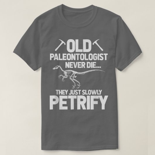 Paläontologe Dinosaur Paleontology T-Rex Skeleto T-Shirt (Design vorne)