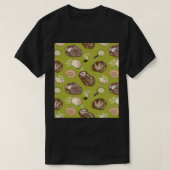 Paläontologe Dinosaur Pattern T-Shirt (Design vorne)