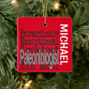 Paläontologe Extraordinaire CUSTOM Keramikornament