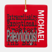 Paläontologe Extraordinaire CUSTOM Keramikornament (Rückseite)