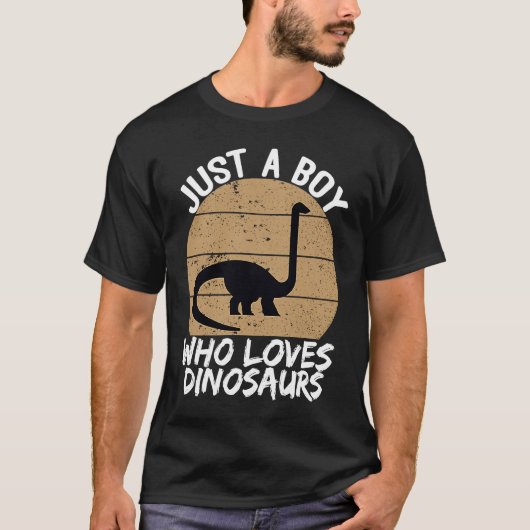 Paläontologe Lieben Dinosaurier Schoolboys T-Shirt (Vorderseite)