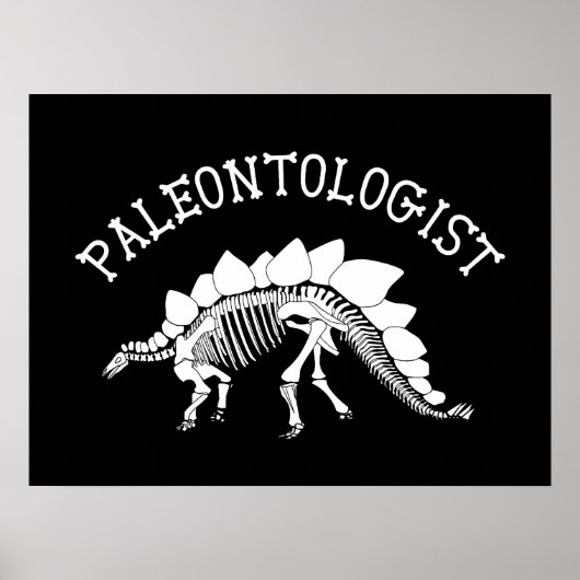 Paläontologe Poster (Vorne)