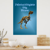 Paläontologen Dig Bones Poster (Küche)