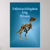 Paläontologen Dig Bones Poster (Vorne)