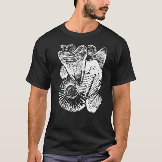 Paläontologen Fossil T-Shirt (Vorderseite)