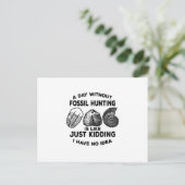 Paläontologen Postkarte (Stehend Vorderseite)