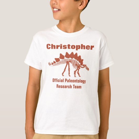 Paläontologie Dinosaurier Fun T-Shirt (Vorderseite)