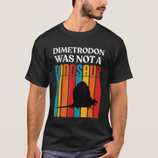 Paläontologie für Erwachsene Dinosaurier Dimetrodo T-Shirt (Vorderseite)