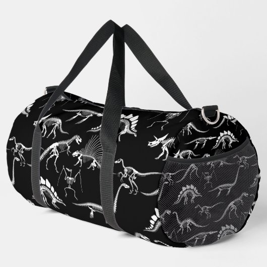 Paläontologie-Halloween-Dinosaurierfossilien Duffle Bag (Rechte Ecke)