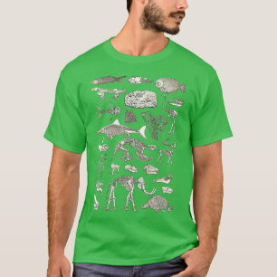 Paläontologie-Illustration 6 T-Shirt