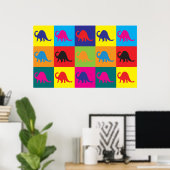 Paläontologie Pop Art Poster (Heimbüro)
